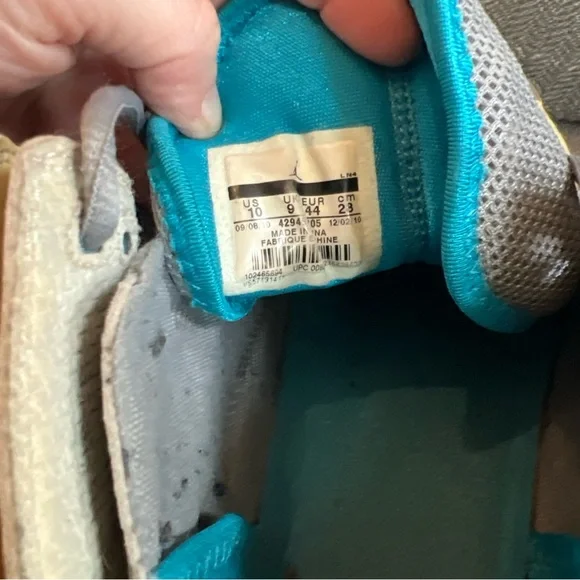 Nike Air Jordan Basketball Shoes Men's Size 10 Blue White Evolution 85 Sneakers - Picture 7 of 10